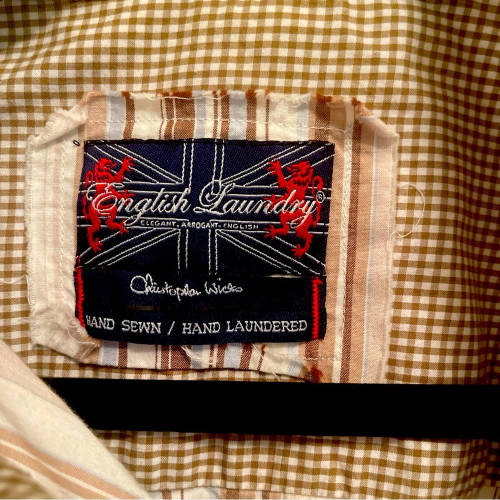 Christopher Wicks English Laundry Mens small shirt.